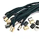 Metal Cord End Patterned Model 4 mm Cord Entry Elegant and Stylish Model E 1508