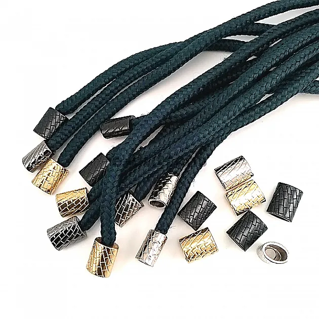 Metal Cord End Patterned Model 4 mm Cord Entry Elegant and Stylish Model E 1508
