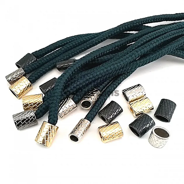 Metal Cord End Patterned Model 4 mm Cord Entry Elegant and Stylish Model E 1508