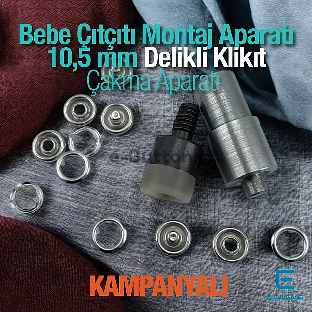 Klikıt Kalıbı - Delikli Klikıt 10,5 Çakma Aparatı KLP0094