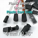 Plastic Cord Ends Compression - Interlocking Big Size H003022
