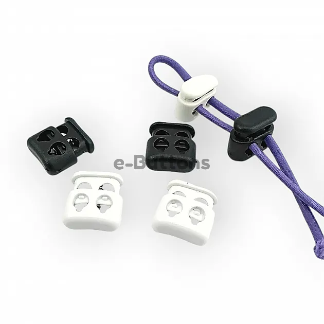 Top Press Stopper Two Hole Plastic Stopper 4.5 mm Hole Diameter H004413