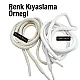 130 cm - 1,42 yd Braided Cord Cotton Light Beige Cord 100 Pcs YKRD00PAbej