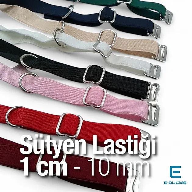 1 cm Sütyen Lastiği 100 mt/Rulo SUT0010
