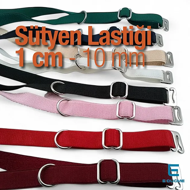 1 cm Sütyen Lastiği 100 mt/Rulo SUT0010