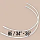 Nylon Covered 85 Size Bra Underwire 50 Pcs / Pack PIRN00085BLN
