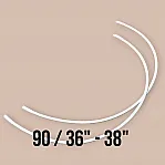 90 Size Nylon Covered Bra Underwire 50 Pcs / Pack PIRN00090BLN