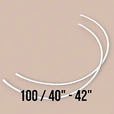 Nylon Covered 100 Size Bra Underwire 50 Pcs / Pack PIRN00100BLN