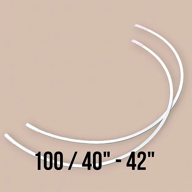 Nylon Covered 100 Size Bra Underwire 50 Pcs / Pack PIRN00100BLN