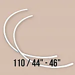 110 Size Nylon Covered Bra Underwire 50 Pcs / Pack PIRN00110BLN