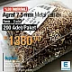 7,5 mm Hook and Eye Buckle Gold Frog Fasteners Promo Package 200 Pieces E 1762PROMO