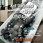 12.5 mm Jeans Button 0,47" Metallic Black with Movable Cup 150 Pieces/Pack KD0012503PROMO