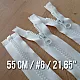 Molded Plastic Jacket Zipper 55 cm #5 21,66" Separated ZPK0055T5PROMO