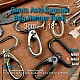 3 cm Scorpion Hook - Bag Hanger Hook - Spring Swivel Hook Special Coating Color S1759