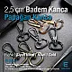 25 mm 0,98" Parrot Hook - Almond Hook - Spring Swivel Hook (100 Pieces/Pack) S24699