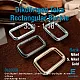 3 cm Frame Buckle Special Metal Coating - Rectangular Buckle S 3572
