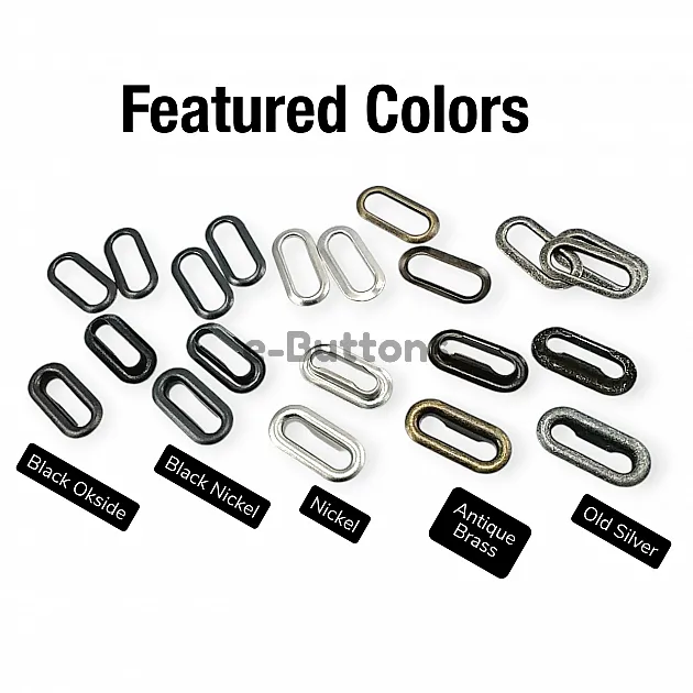 3 cm Oval Eyelet 1 ³/₁₆Brass EROV0030PR