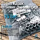 15 mm 61 Çıtçıt Düğme Paslanmaz Çelik Çıtçıt 75 Adet/Paket C0004P15PK