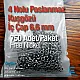 Paslanmaz 4 Nolu Kuşgözü Paslanmaz 6,6 mm 750 Ad/Paket ER0004PPK
