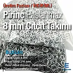 Bebe Çıt Çıtı 8 mm Kirli Beyaz Renk 250 Adet Klikıt Çıtçıt ERBCLK0008PKBEYAZ