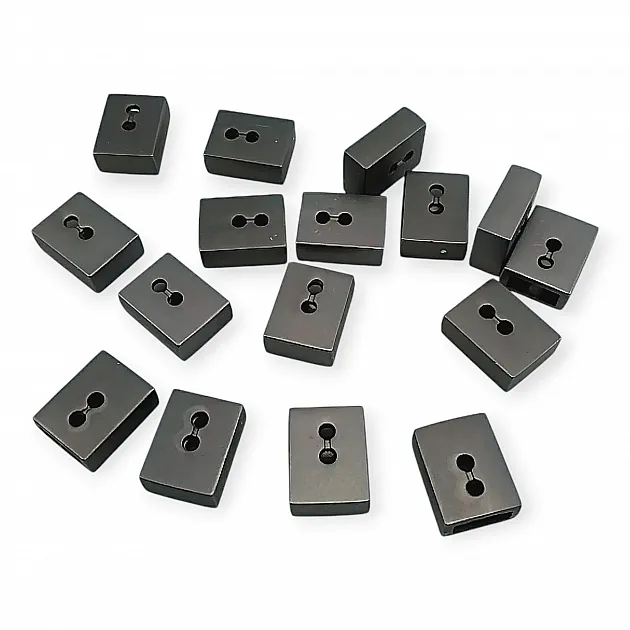 Cord End Cube Sewing - Sewable Lace End Entry 7.5 mm x 3.5 mm ART0034