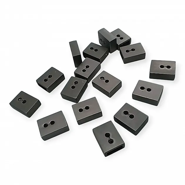 Cord End Cube Sewing - Sewable Lace End Entry 7.5 mm x 3.5 mm ART0034