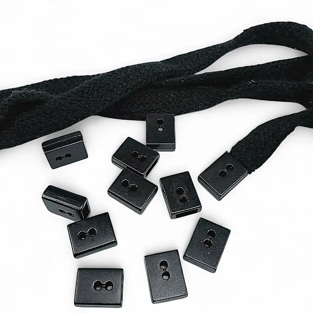 Cord End Cube Sewing - Sewable Lace End Entry 7.5 mm x 3.5 mm ART0034
