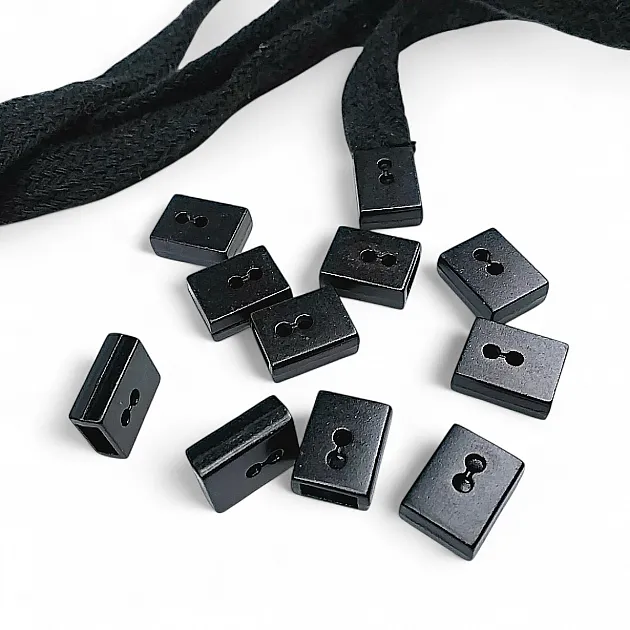 Cord End Cube Sewing - Sewable Lace End Entry 7.5 mm x 3.5 mm ART0034