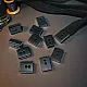 Cord End Cube Sewing - Sewable Lace End Entry 7.5 mm x 3.5 mm ART0034