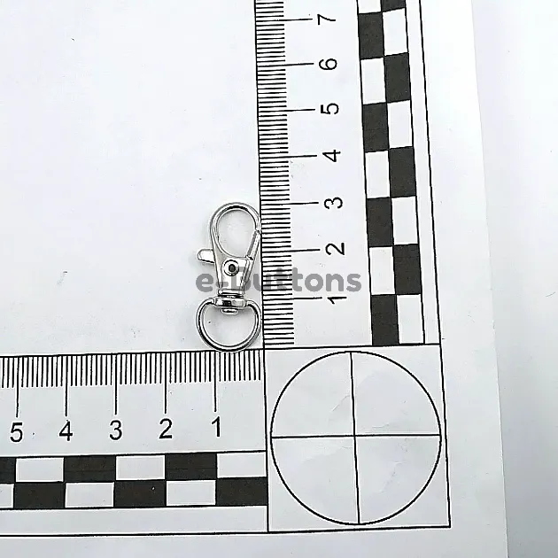 Keychain Hook 10 mm Spring Swivel Hooks - Paris Hook - Parrot Hook A 509 Keychain Hook 10 mm Spring Swivel Hooks - Paris Hook - Parrot Hook A 509