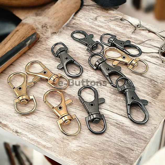 Keychain Hook 9 mm Spring Swivel Hooks - Paris Hook - Parrot Hook A 510
