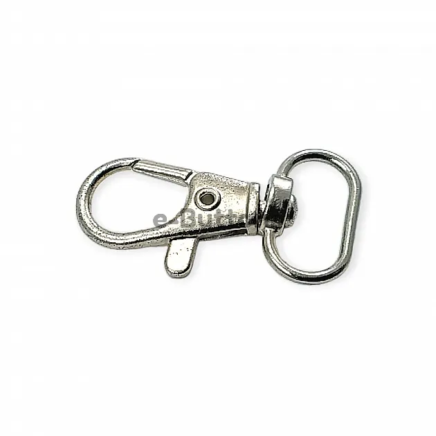Keychain Hook 15 mm Spring Swivel Hooks - Paris Hook - Parrot Hook A 511 Keychain Hook 15 mm Spring Swivel Hooks - Paris Hook - Parrot Hook A 511