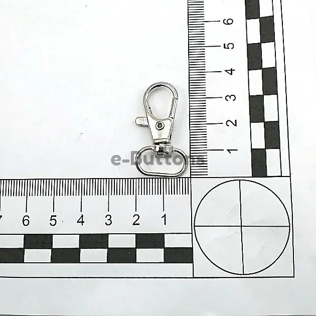 Keychain Hook 15 mm Spring Swivel Hooks - Paris Hook - Parrot Hook A 511 Keychain Hook 15 mm Spring Swivel Hooks - Paris Hook - Parrot Hook A 511