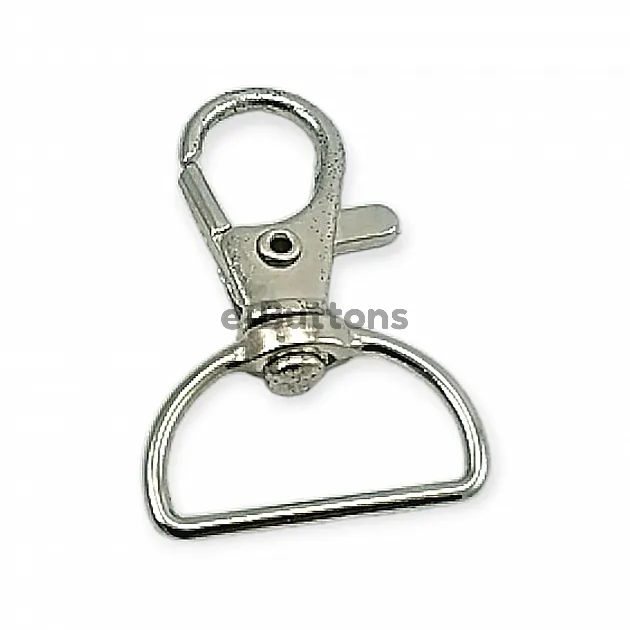 Keychain Hook 21 mm Spring Swivel Hooks - Paris Hook - Parrot Hook A 512 Keychain Hook 21 mm Spring Swivel Hooks - Paris Hook - Parrot Hook A 512