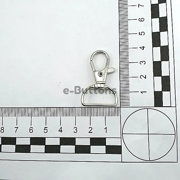Keychain Hook 21 mm Spring Swivel Hooks - Paris Hook - Parrot Hook A 512 Keychain Hook 21 mm Spring Swivel Hooks - Paris Hook - Parrot Hook A 512
