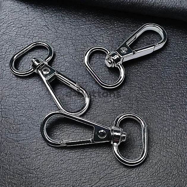 25 mm 0,98" Parrot Hook - Almond Hook - Spring Swivel Hook (100 Pieces/Pack) S24699
