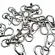 Paris Hook Spring Loaded Swivel Hooks - 10 mm 0,4" Keychain Hook - Parrot Hook (50Pcs/Pack) A 578PROMO
