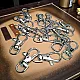 Paris Hook Spring Loaded Swivel Hooks - 10 mm 0,4" Keychain Hook - Parrot Hook (50Pcs/Pack) A 578PROMO