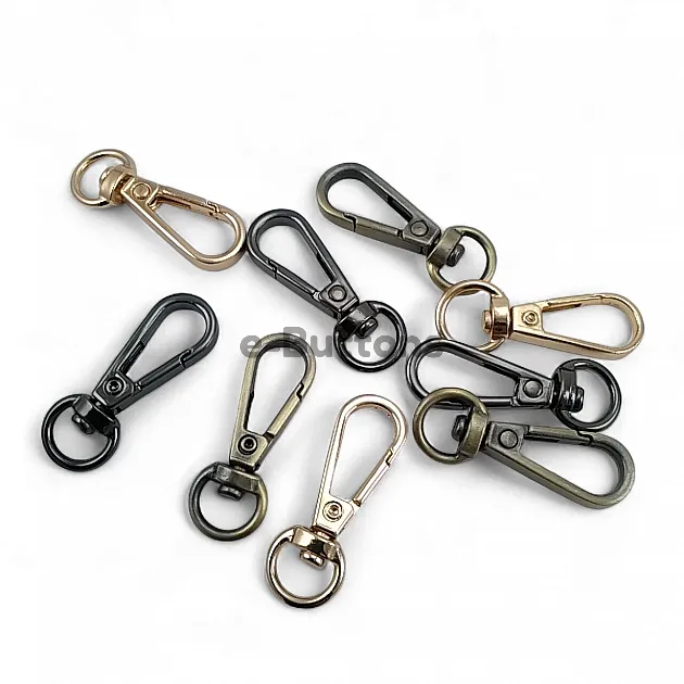 Parrot Hook 10 mm Almond Hook - Spring Swivel Hook A 579