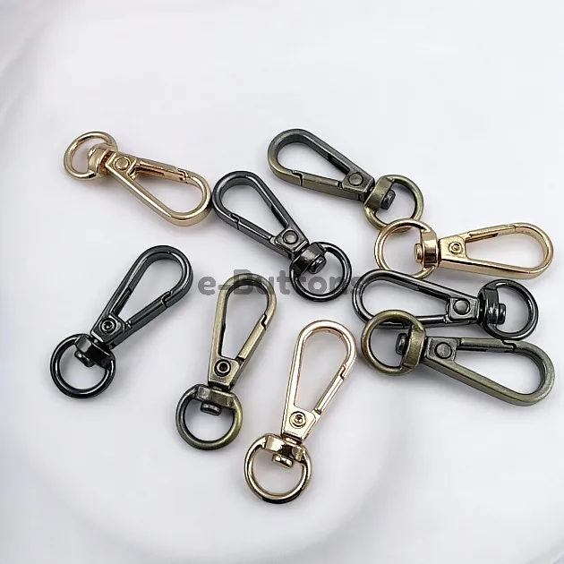 Parrot Hook 10 mm Almond Hook - Spring Swivel Hook A 579