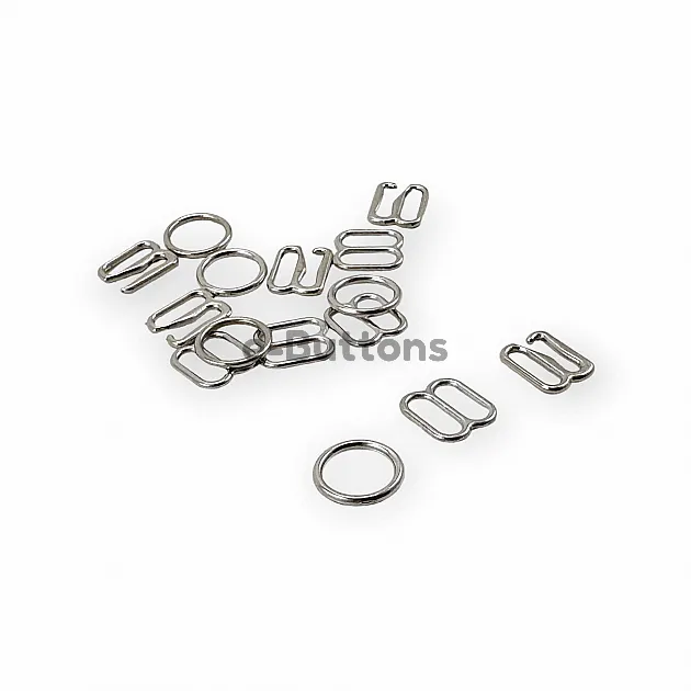 Bra Strap Adjustment Buckle 10 mm Hook and Loop AK00100