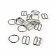 12 mm Bra Buckle Set - Strap Adjustment Buckle Hook and Loop AK00120