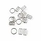 15 mm Bra Strap Adjuster Set - Strap Adjustment Buckle Hook and Loop AK00150