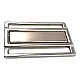 3 cm Luxury Metal Buckle with Snap - Mirrored Snap Buckle A 496