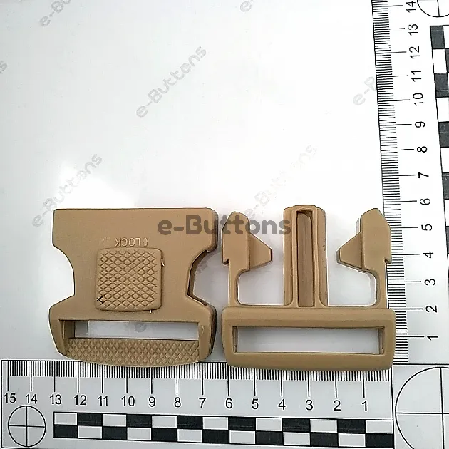 5 cm Bandolier Buckle Snap Top Lock Plastic Buckle A000PL5