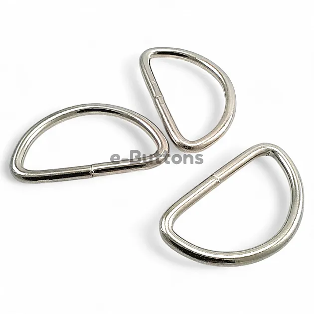 Iron D Buckle 5 cm / 2" - Welded D Adjustment Buckle AL004210