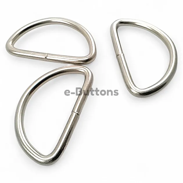 Iron D Buckle 5 cm / 2" - Welded D Adjustment Buckle AL004210