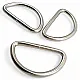Iron D Buckle 5 cm / 2" - Welded D Adjustment Buckle AL004210