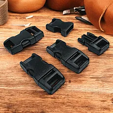 Kilit Geçmeli Plastik Toka - 1 cm Geçmeli Plastik Palaska Tokası AL005492