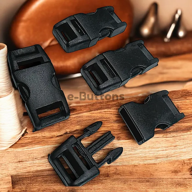 Lock Snap Plastic Buckle - Snap Plastic Bandolier Buckle 1 cm / 0.39" AL005492